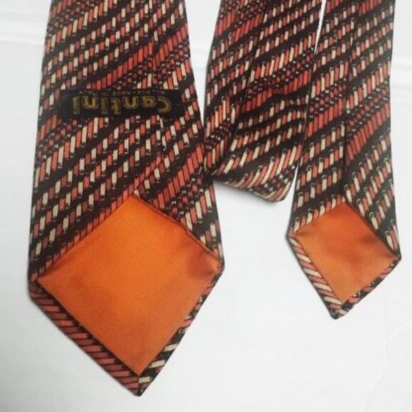 ❤️CANTINI Firenze All Silk Made in Italy Skinny Tie - Picture 5 of 6